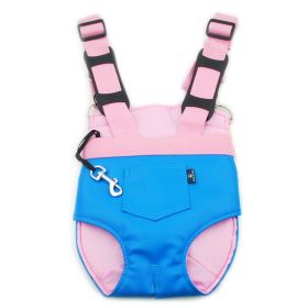Dog Backpack Or Chest Bag Carrier (Option: XL-Blue)