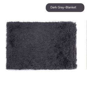 Dog Winter Thermal Blanket (Option: Dark Gray Blanket-M)
