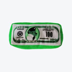 Dog Money Squeaky Toy (Option: Green-4x8.5x16.5cm)