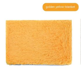 Dog Winter Thermal Blanket (Option: Golden Yellow Blanket-M)