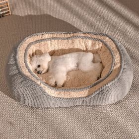 Four Seasons Bed Dog Mat (Option: Gray-L)