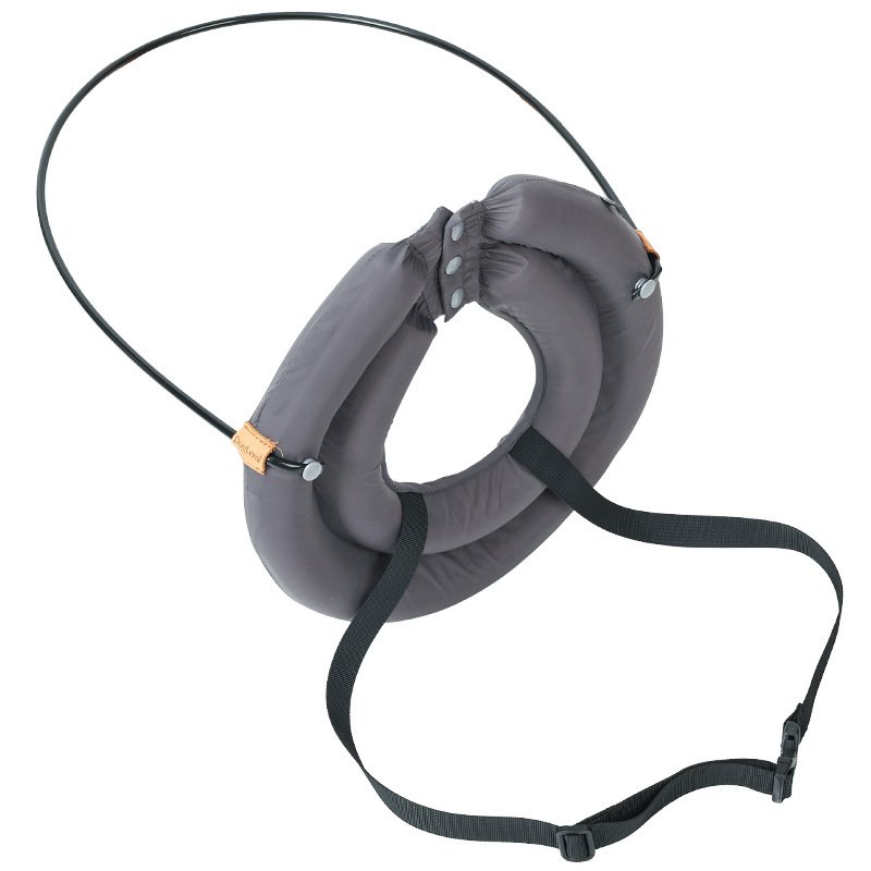 Dog Anticollision Coil Ring Pet Collar (Option: Grey-XS)