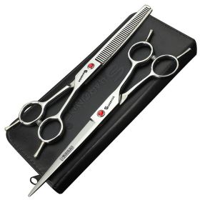 Dog Grooming Scissors (Option: Silver Thinning Scissors)