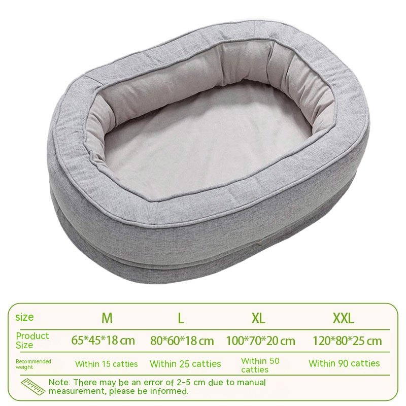 Four Seasons Medium & Large Dog  Kennel (Option: Light Gray-XXL)