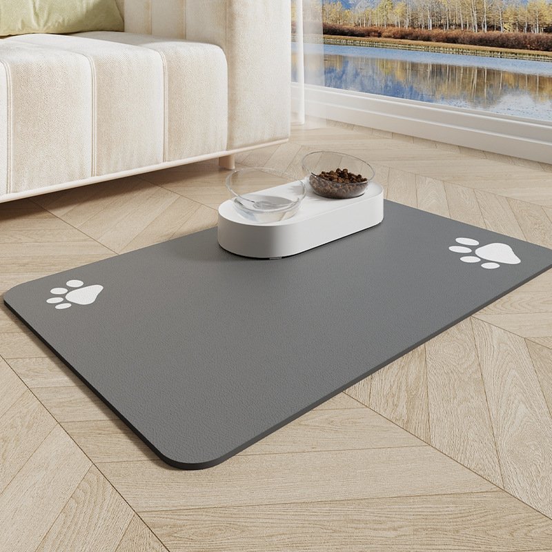 Dog Feeding Mat (Option: Dark Gray-XL 50x80cm)