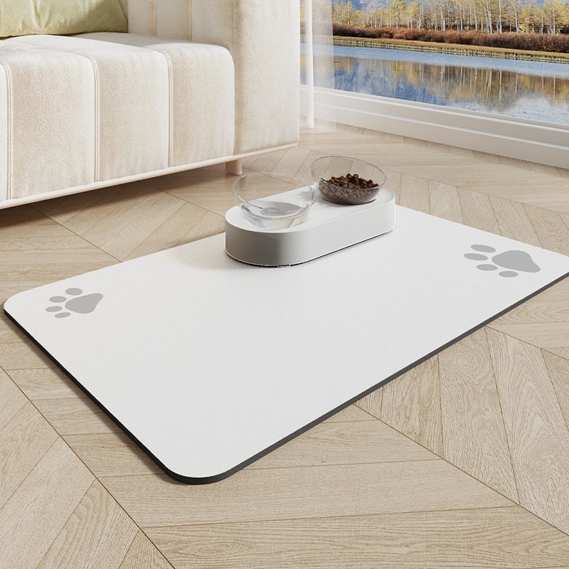 Dog Feeding Mat (Option: Light Gray-XL 50x80cm)
