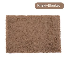 Dog Winter Thermal Blanket (Option: Khaki Blanket-XXXL)