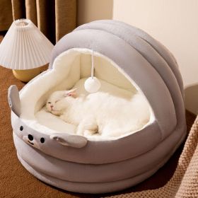 Four Seasons  Removable And Washable Kennel (Option: Gray Bear-L)